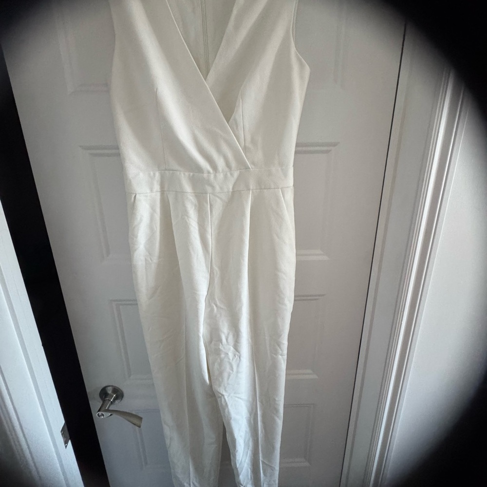 Trina Turk White Sleeveless Jumpsuit NEW
